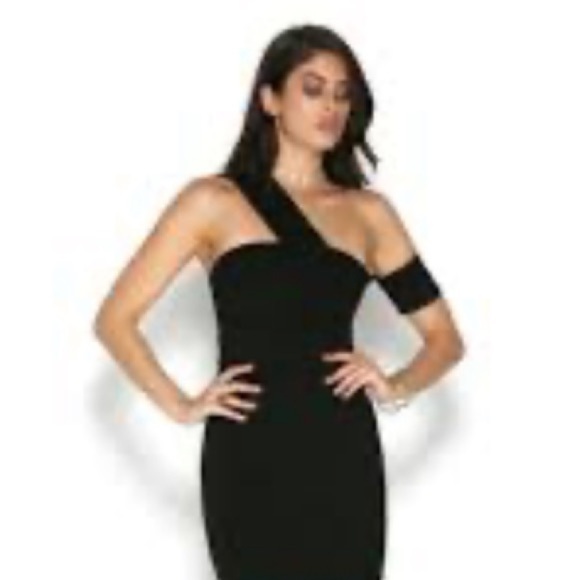 Runaway The Label Elixir Dress One Shoulder Bodycon in Black - Picture 6 of 6